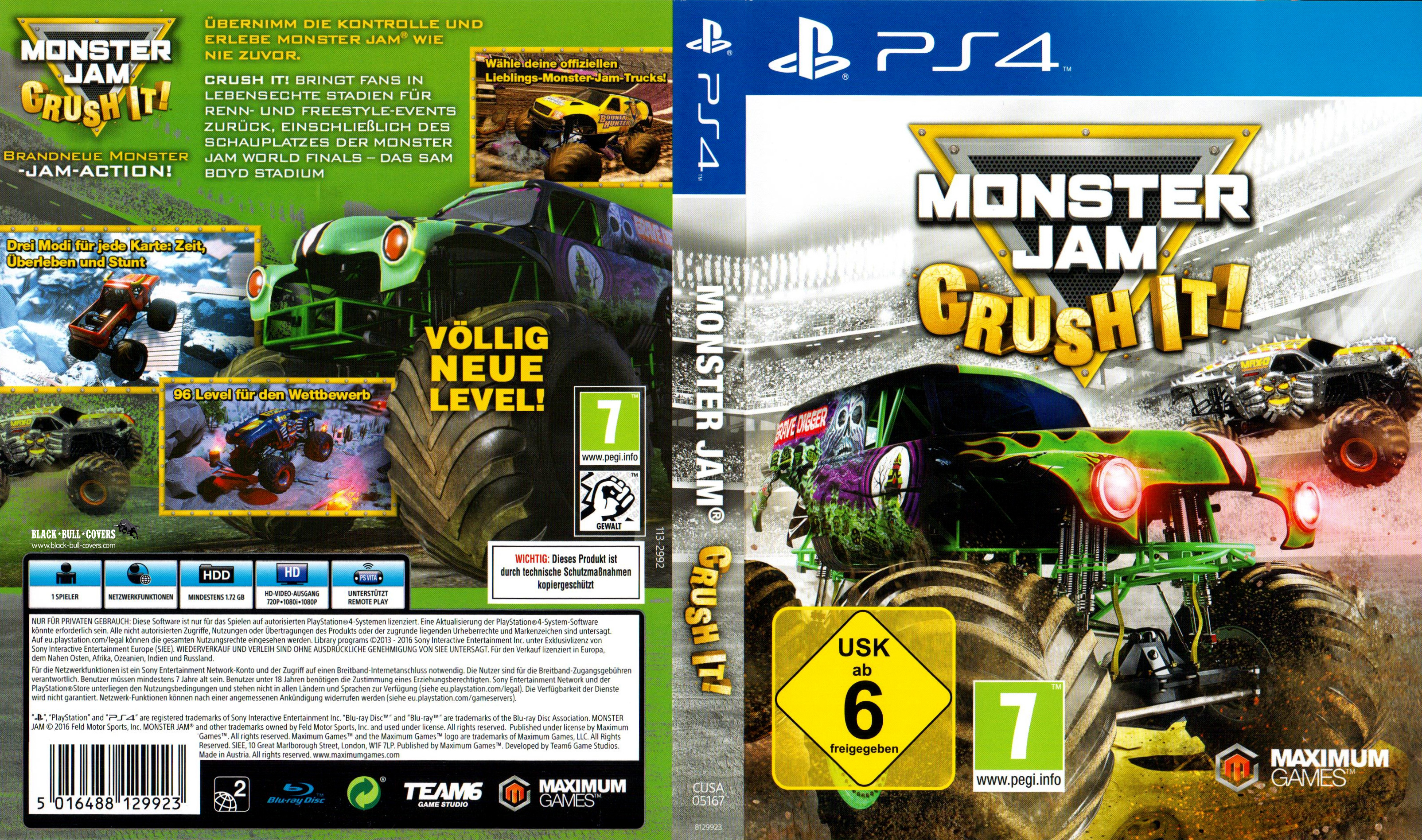 monster jam playstation 4