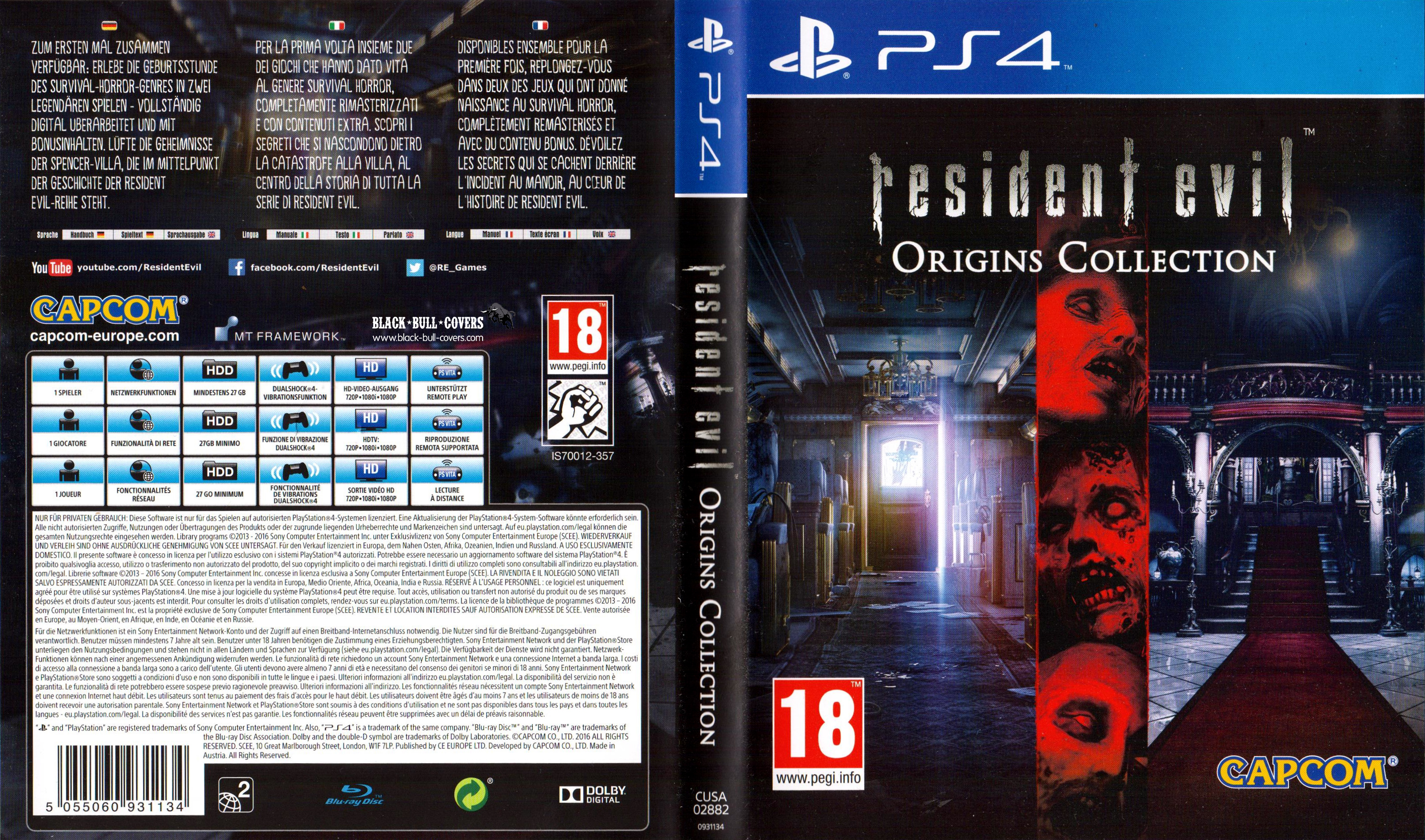 resident evil 1 playstation 4