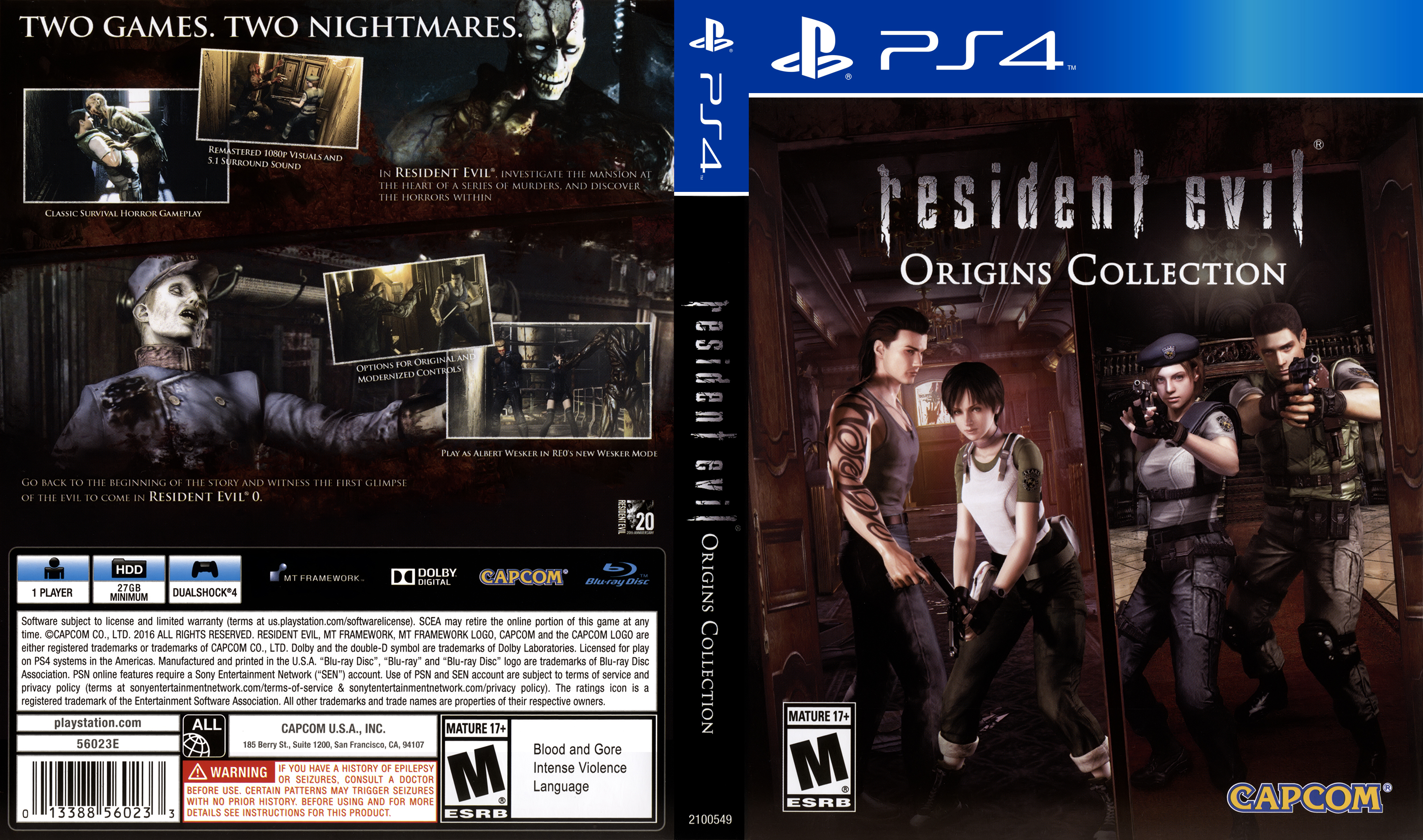 resident evil origins collection ps3