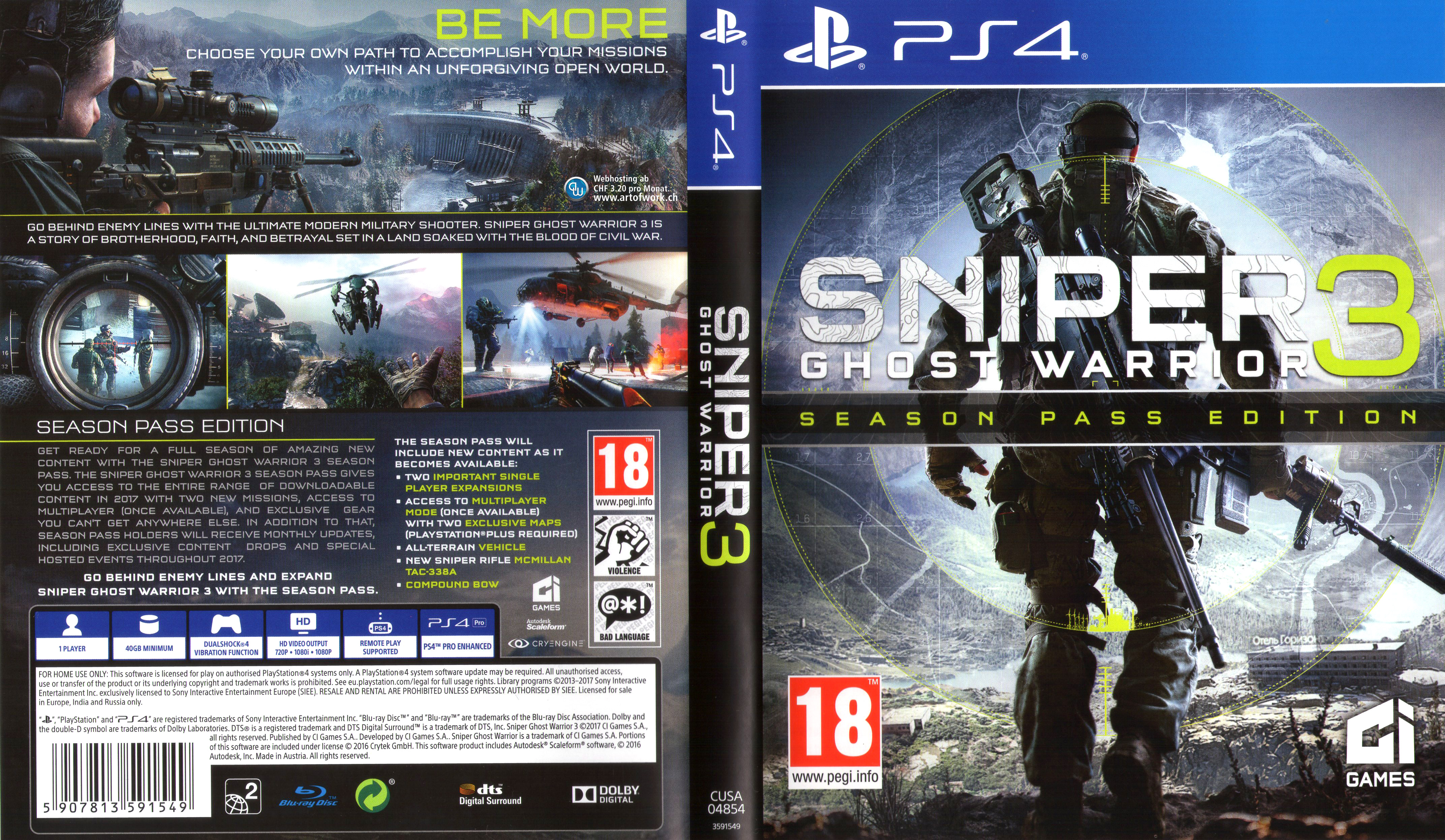 Русские игры на пс 3. Sniper Ghost Warrior 3 ps4. Sniper Ghost Warrior ps3 обложка. Sniper Ghost Warrior 4 на пс4.
