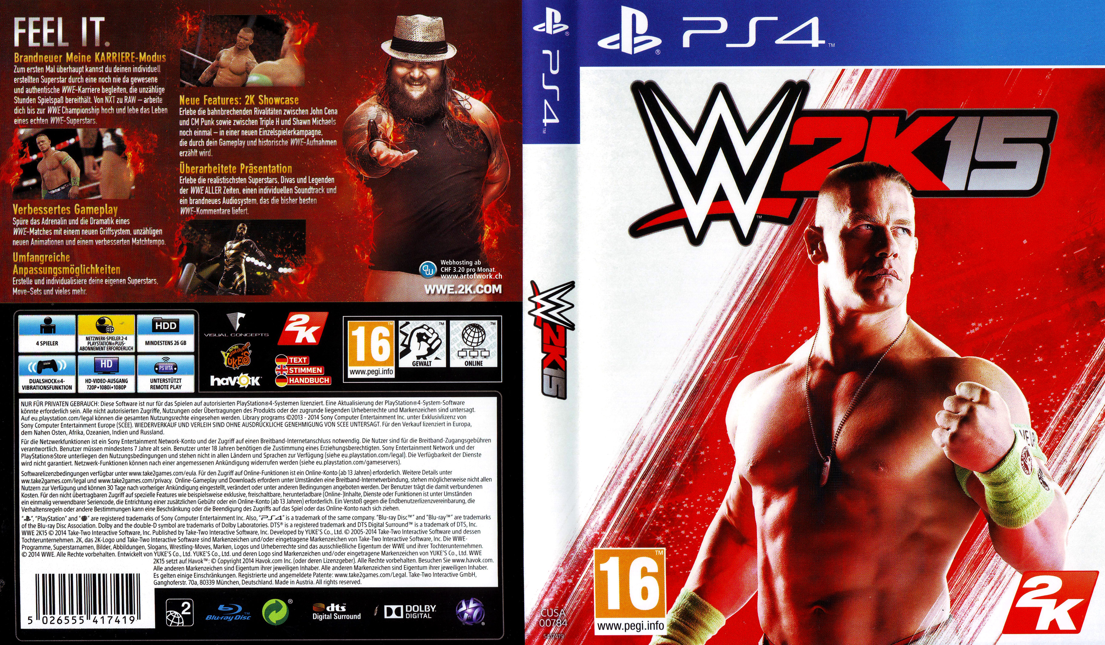 W2K15 | Playstation 4 Covers | Cover Century | Over 1.000 W2K15 | Playstation 4 Covers | Cover Century | Over 1.000