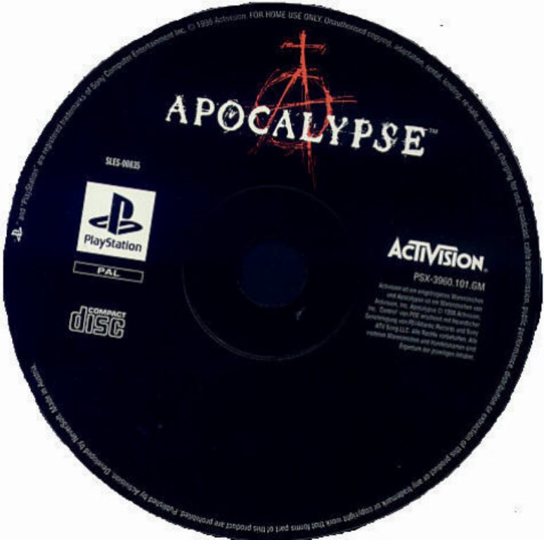 Apocalypse PAL PSX CD