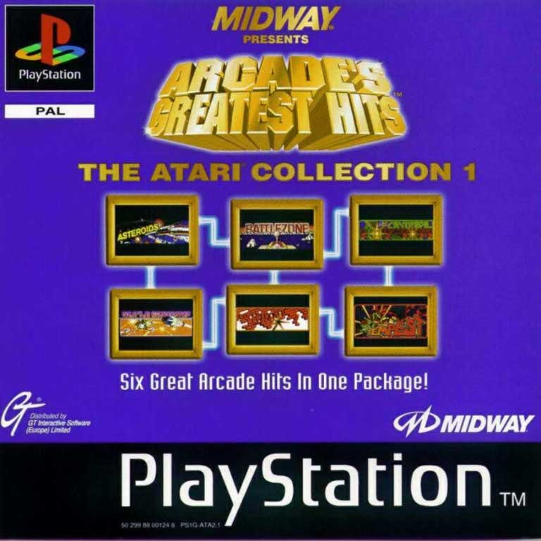 Arcades Greatest Hits Atari Collection PAL PSX FRONT