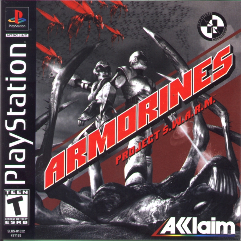 Armorines Project Swarm NTSC PSX FRONT
