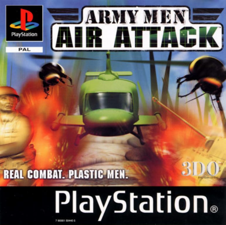 Army Men Air Attack UK PAL PSX FRONT
