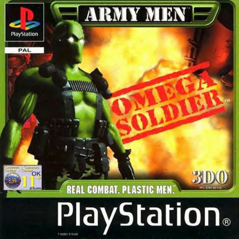 Army Men Omega Soldier PAL PSX FRONT