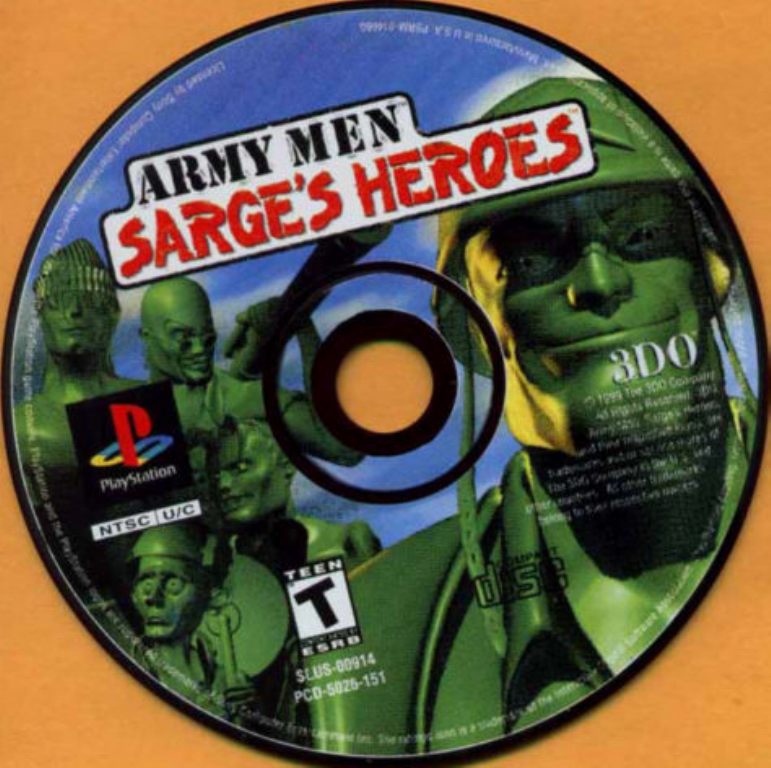 Army Men Sarges Heroes NTSC PSX CD