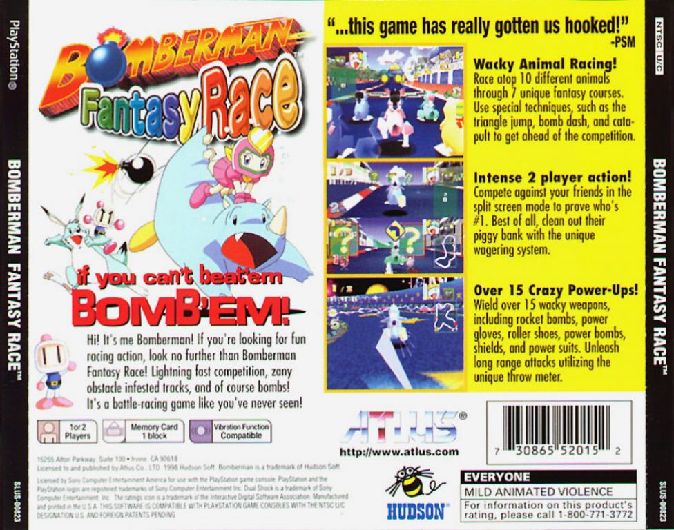 bomberman fantasy race