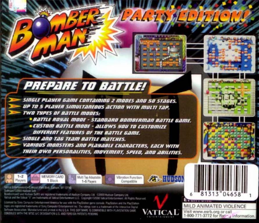 bomberman party edition ps1