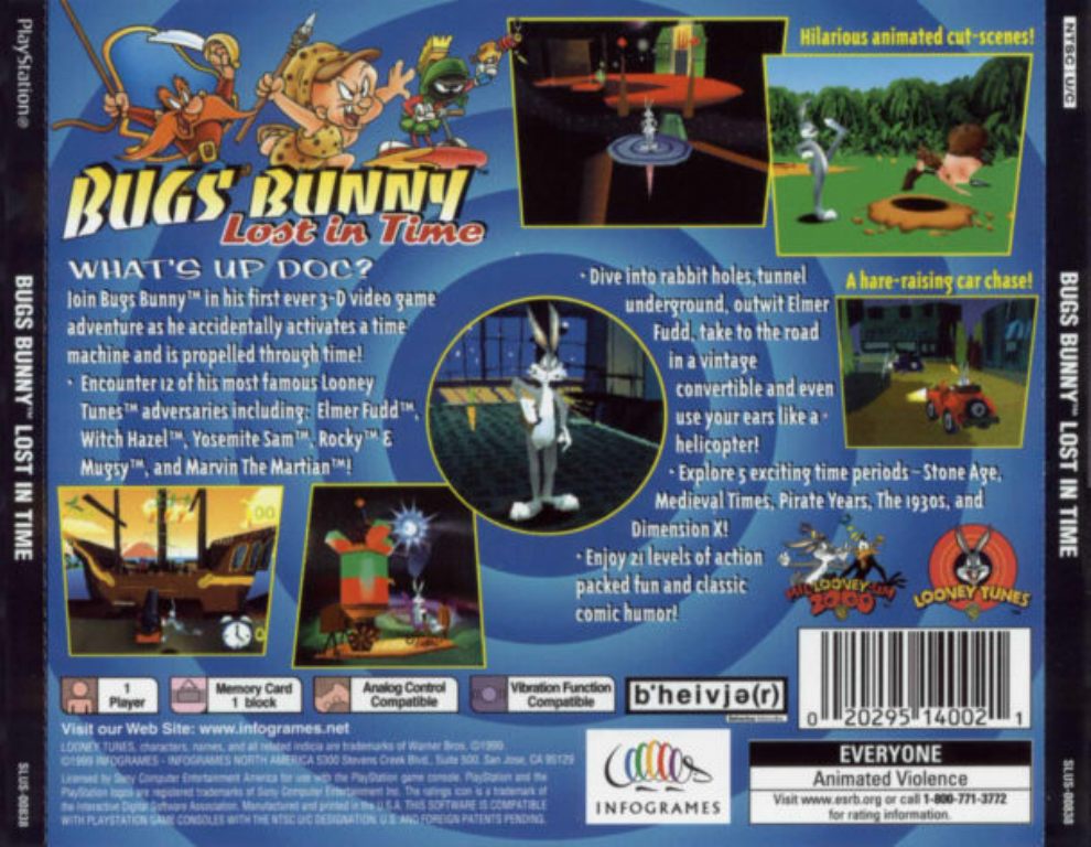 bugs bunny lost in time ps1