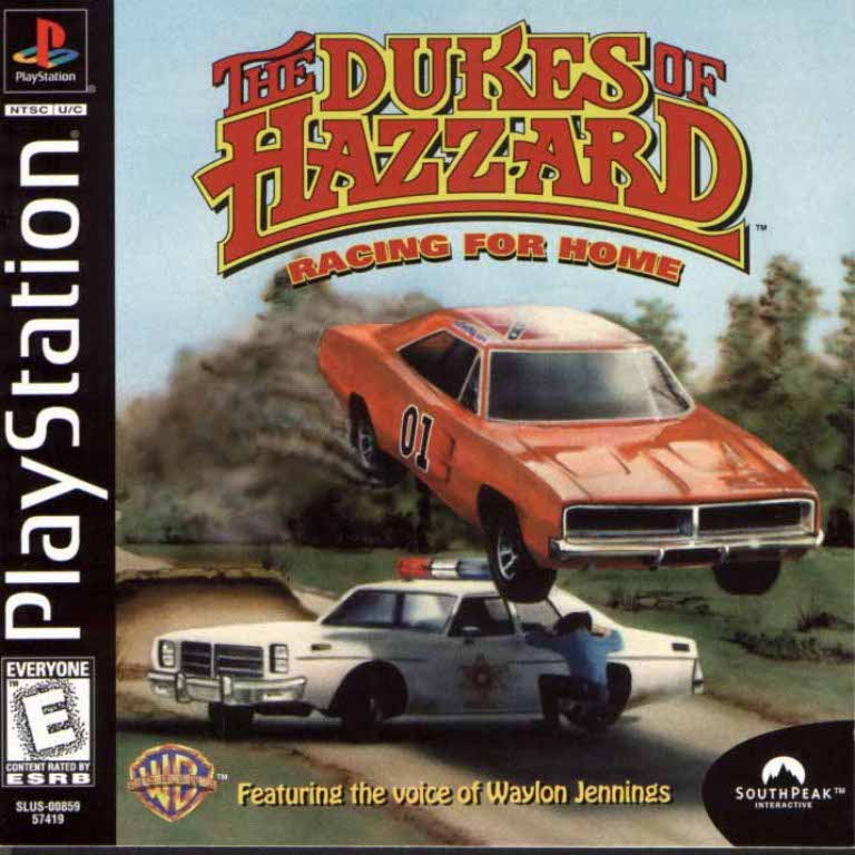 Dukes Of Hazzard Racing For Home NTSC PSX FRONT