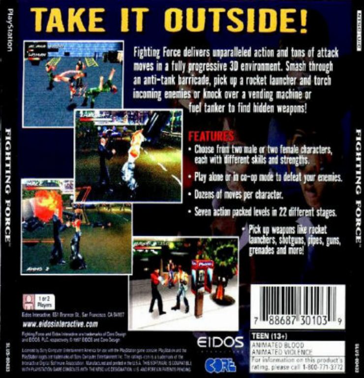 fighting force 1 ps1