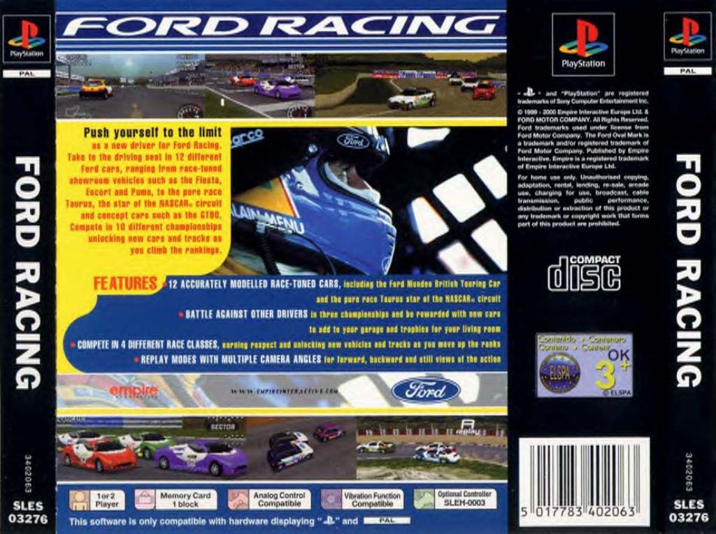 ford racing ps1