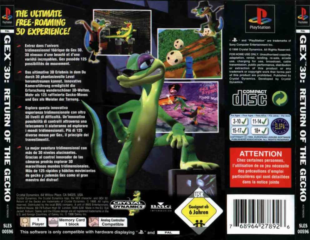 gex playstation 1