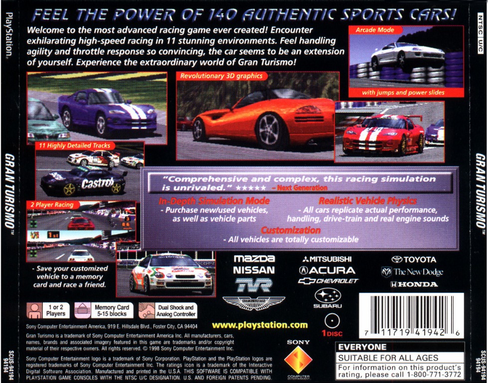 gran turismo ps 1