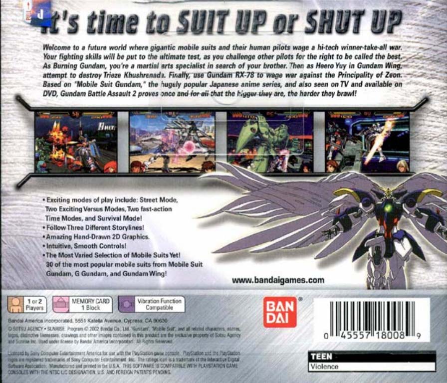 gundam battle assault 2 ps1