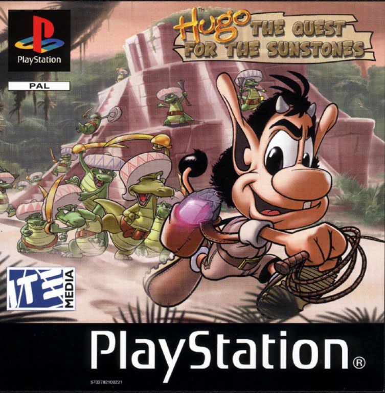 Hugo 3 The Quest For The Sunstones PAL PSX FRONT | Playstation Covers ...