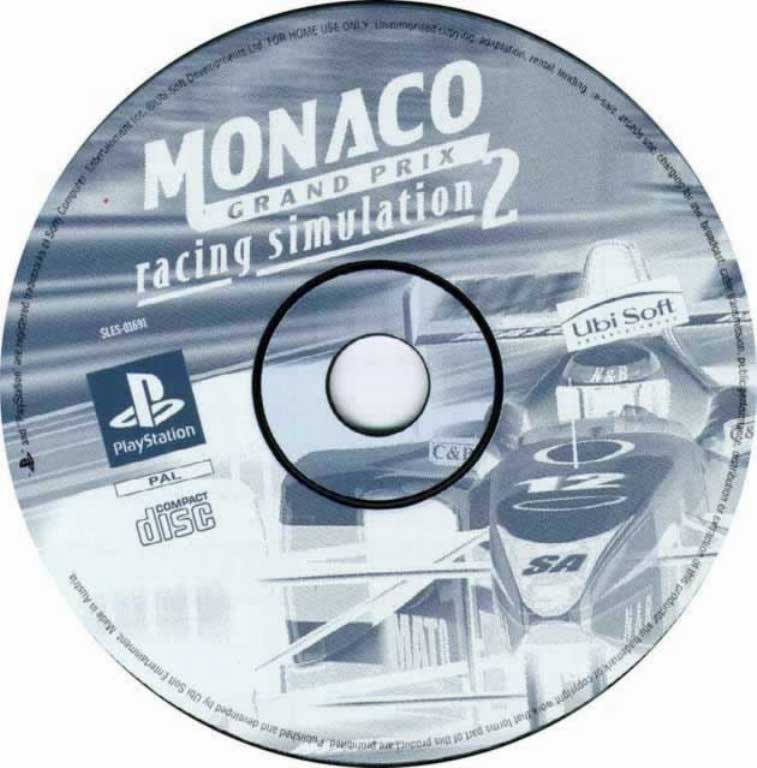 Jeu PlayStation 1 - Monaco GP Racing Simulation 2 - Version PAL, Complet Avec Manuel