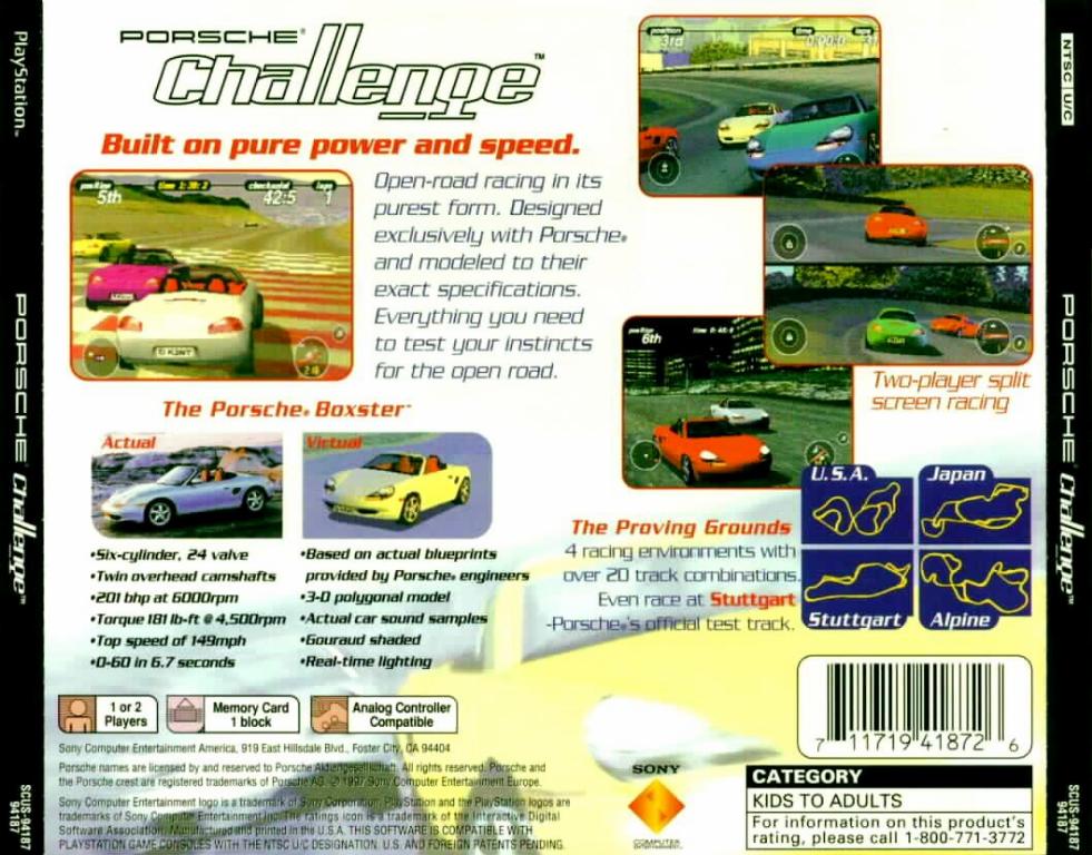 playstation porsche challenge