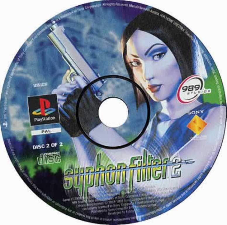 Syphon Filter 2 PAL PSX CD2, Playstation Covers, Cover Century
