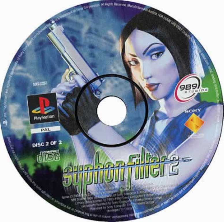 Syphon Filter 2 - Sony PlayStation 1 PSX PS1 - Empty Custom Case