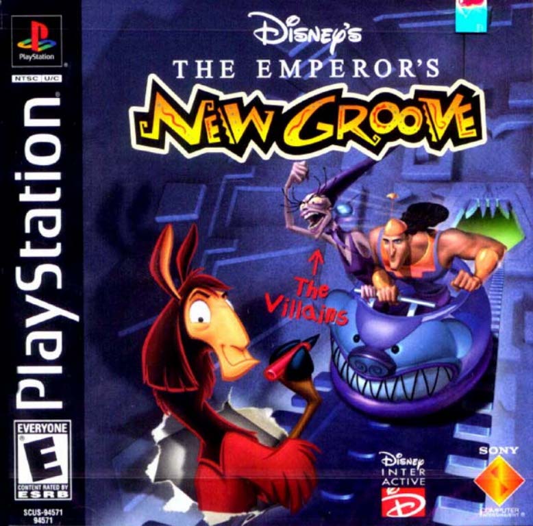 The Emperors New Groove Ntsc Psx Front Playstation Covers Cover Century Over 500 000 Album Art Covers For Free