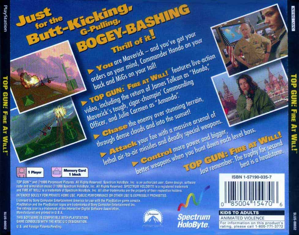 Top Guns Back Cover