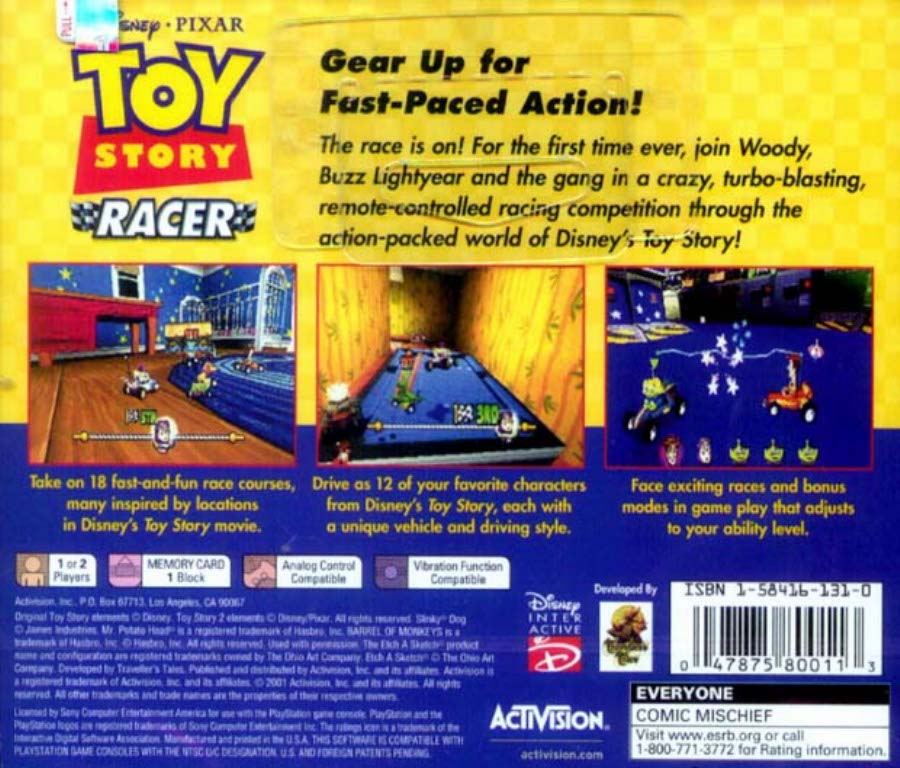 toy story racer psx