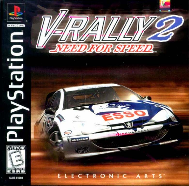 V Rally 2 NTSC PSX FRONT | Playstation Covers | Cover Century 