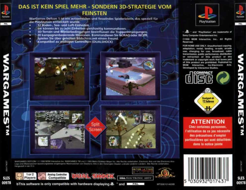 playstation 1 war games