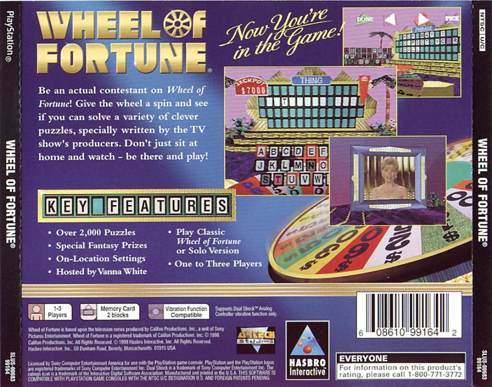 wheel of fortune playstation 1