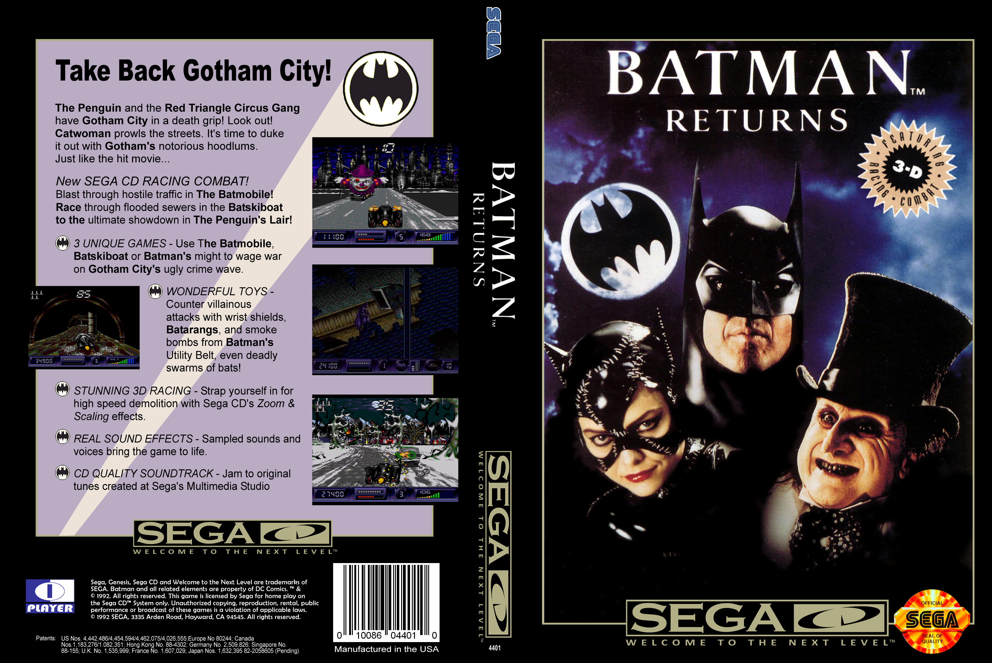 batman returns sega