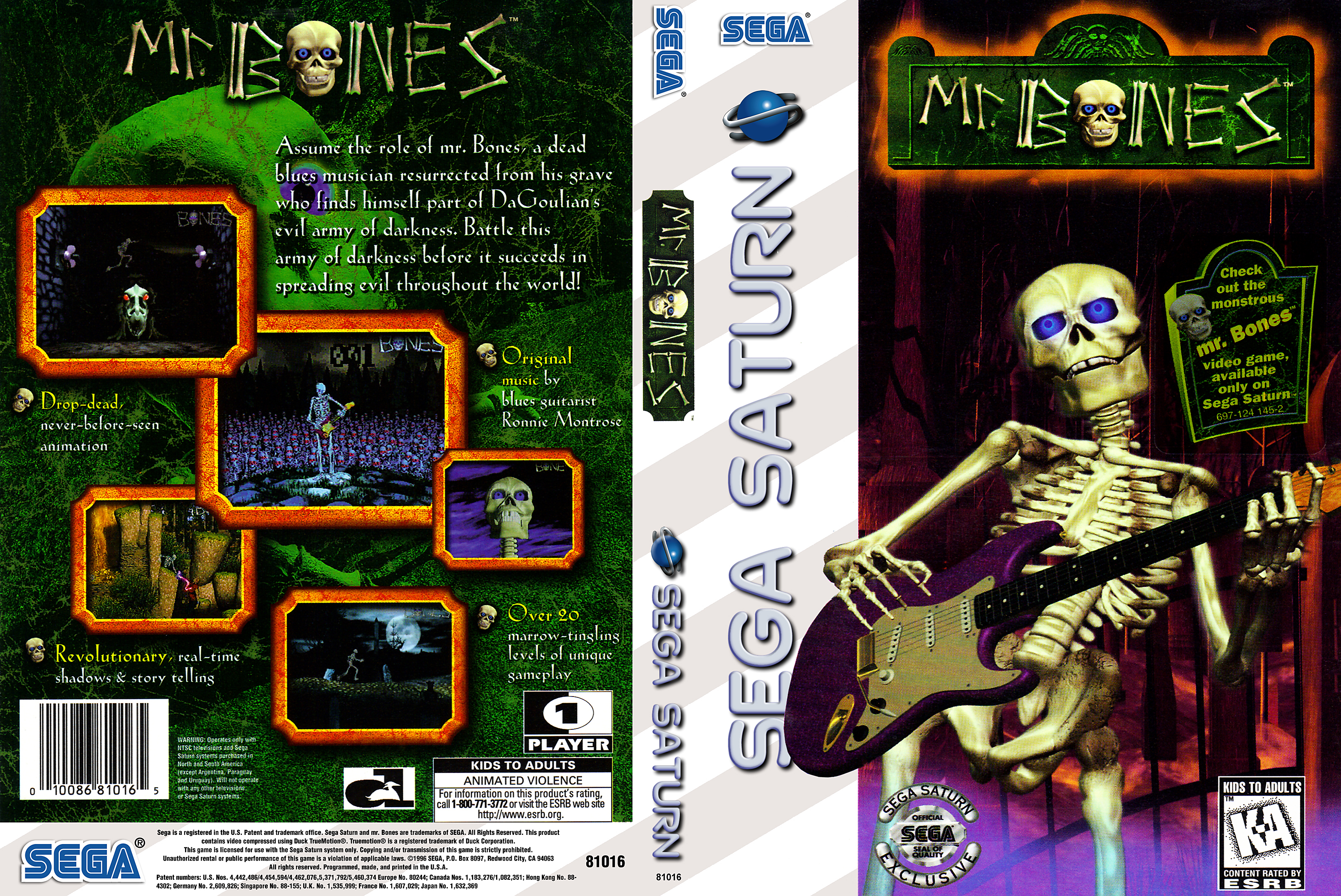 mr bones sega saturn