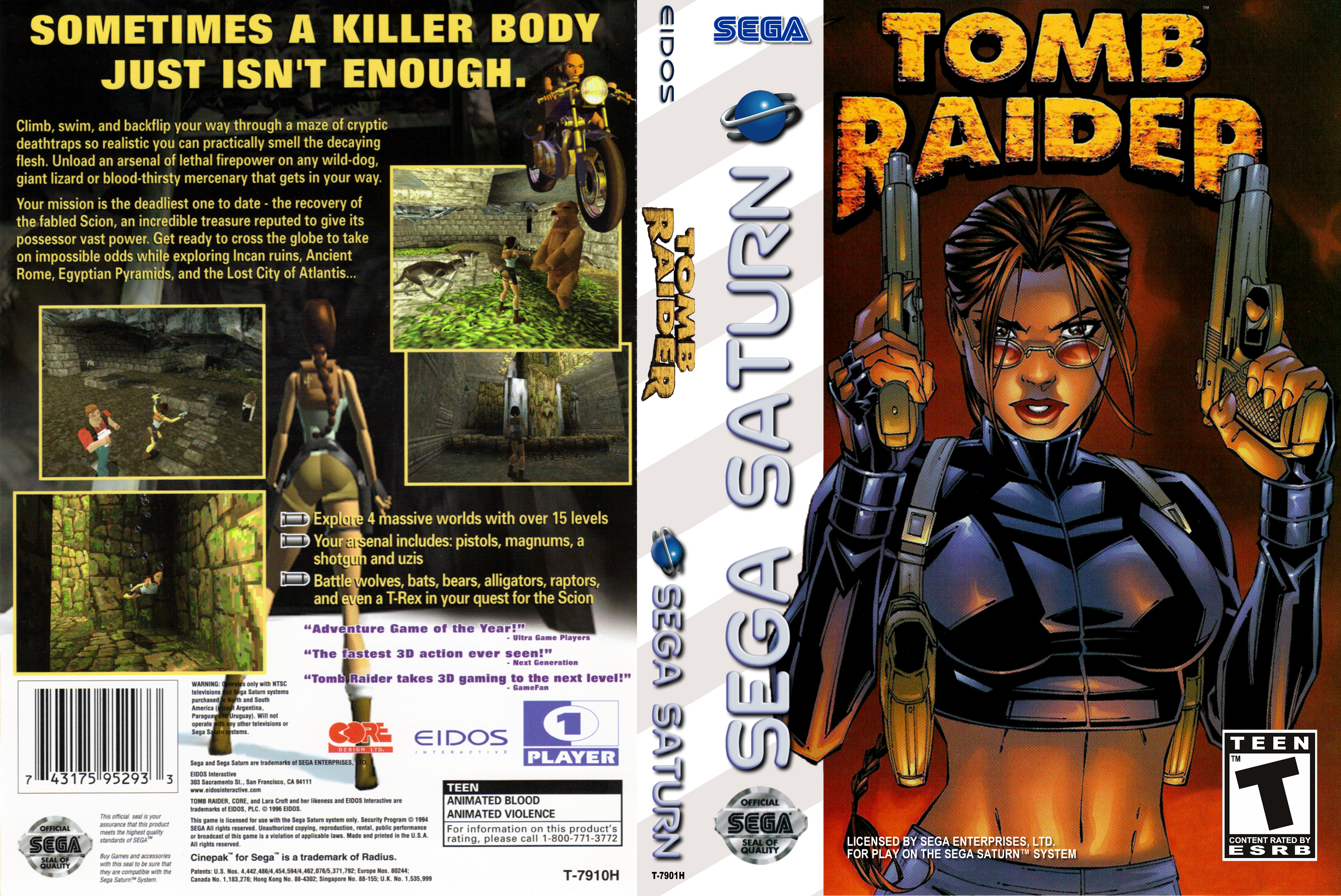 tomb raider sega saturn