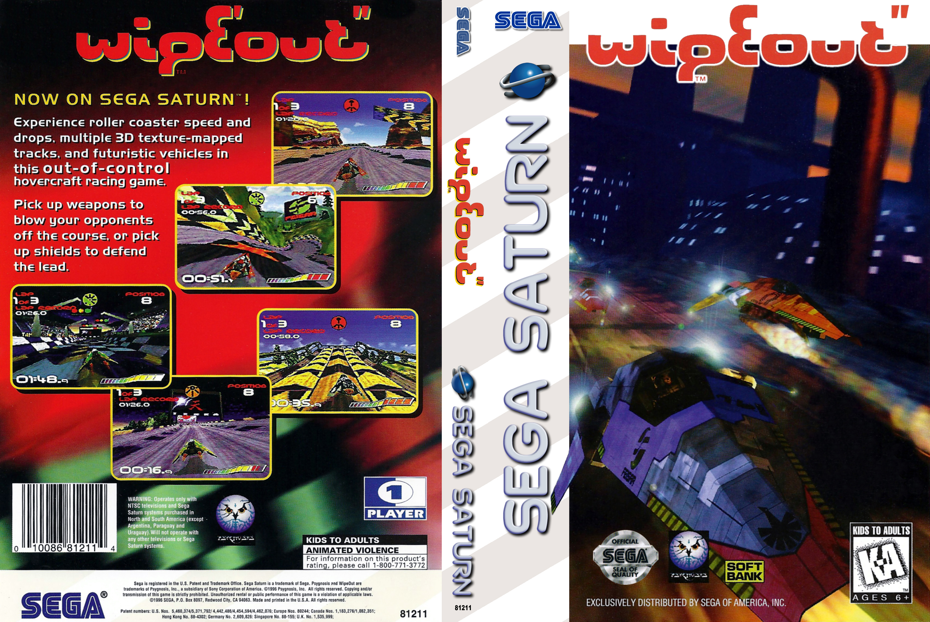 Wipeout | Sega Saturn Covers | Cover Century | Over 500.000 Album Art  covers for free