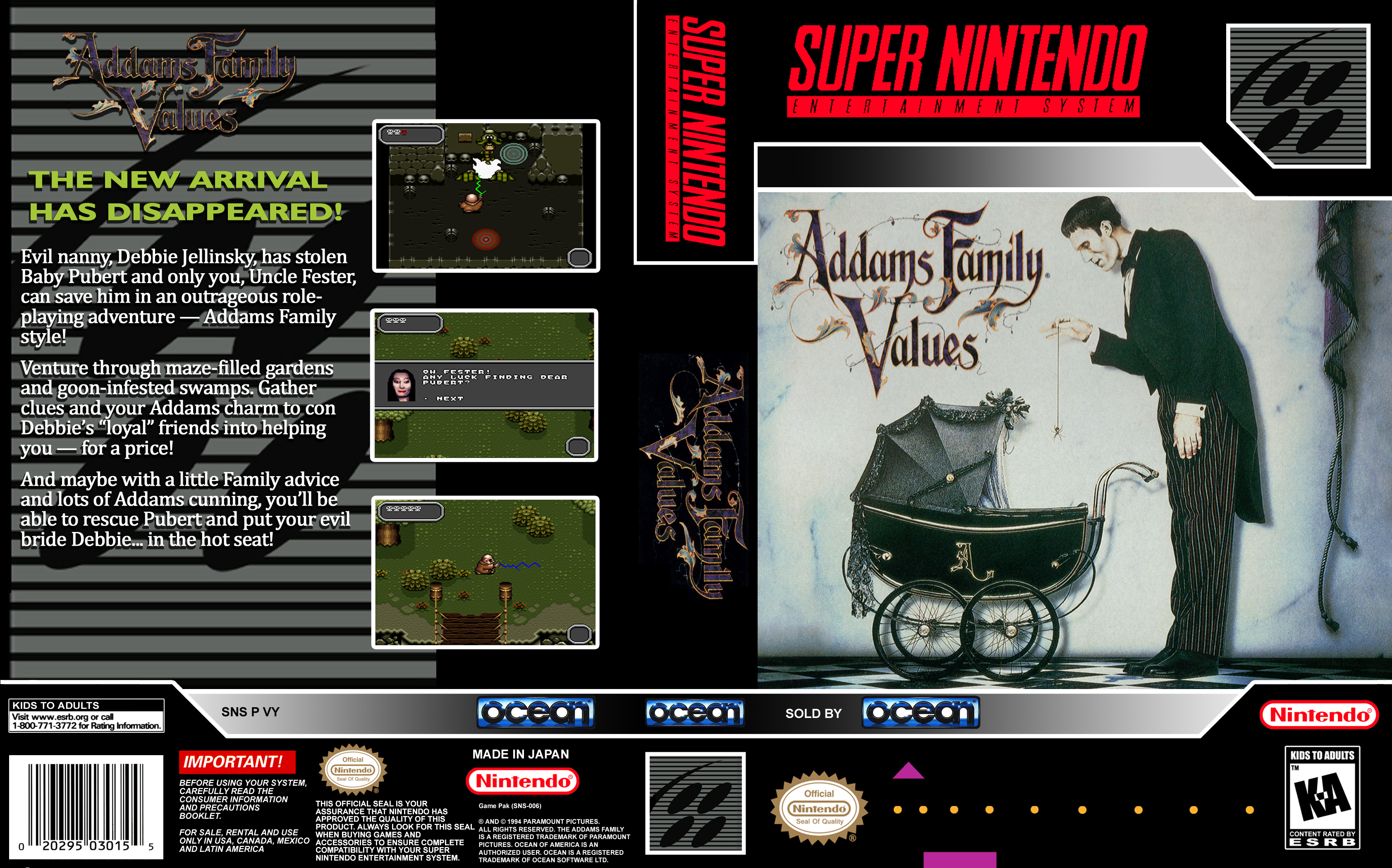 addams family super nintendo