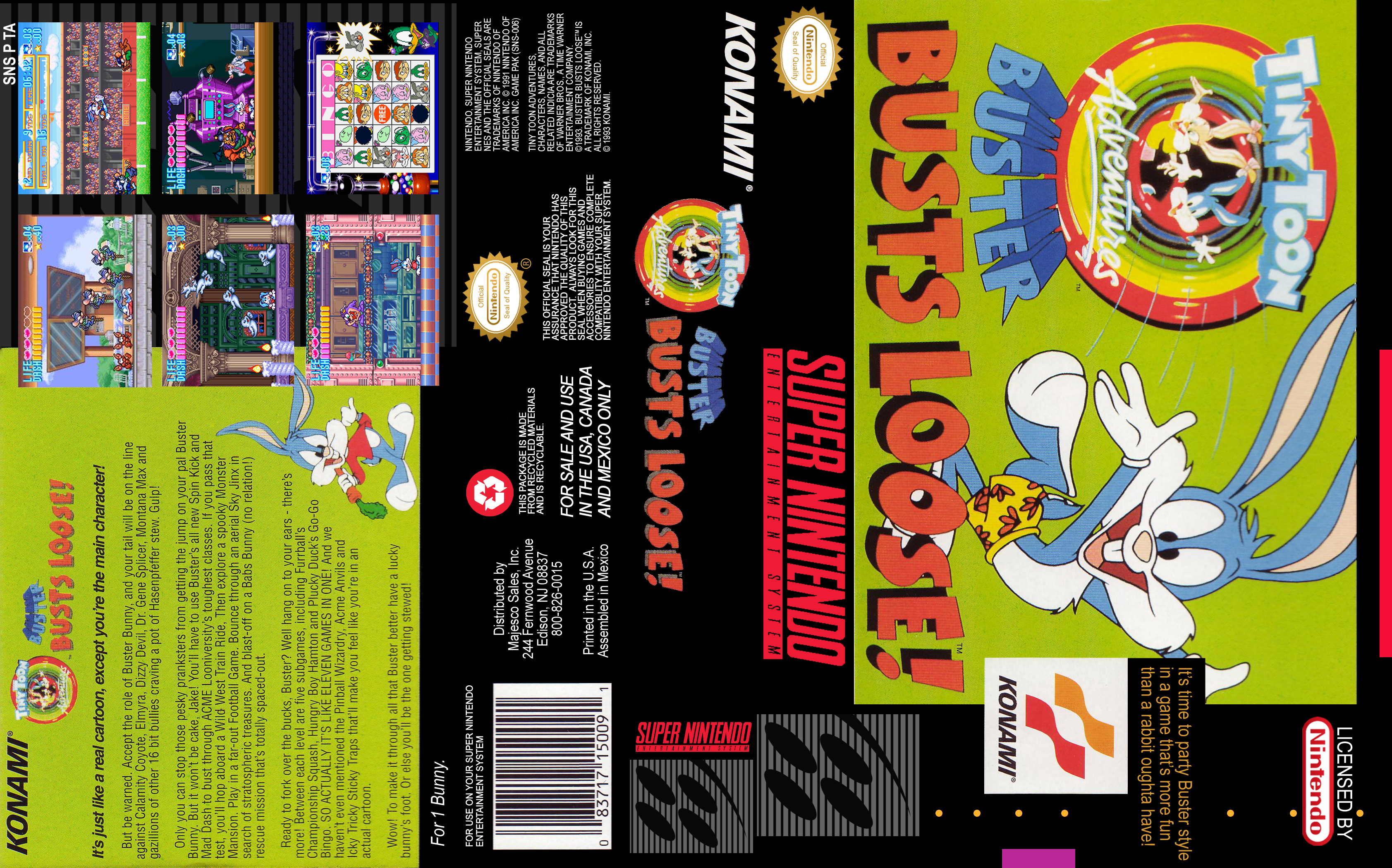 tiny toons super nintendo