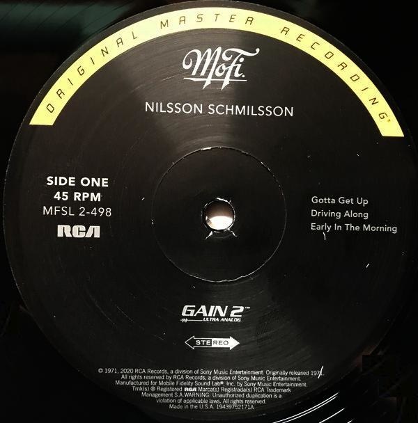 harry nilsson nilsson schmilsson mofi 180g vinyl 4