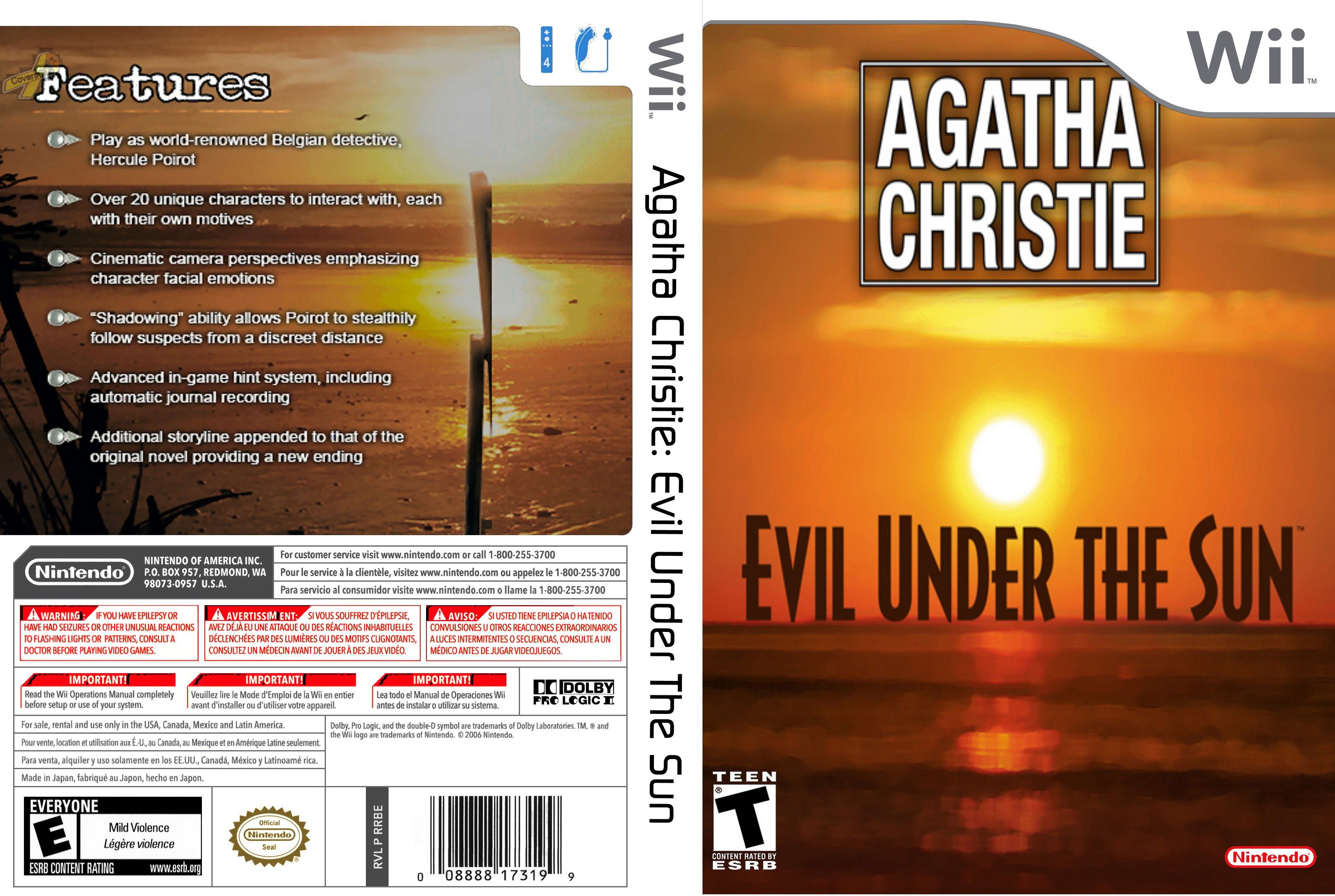 Agatha Christie Evil Under The Sun NTSC Wii FULL