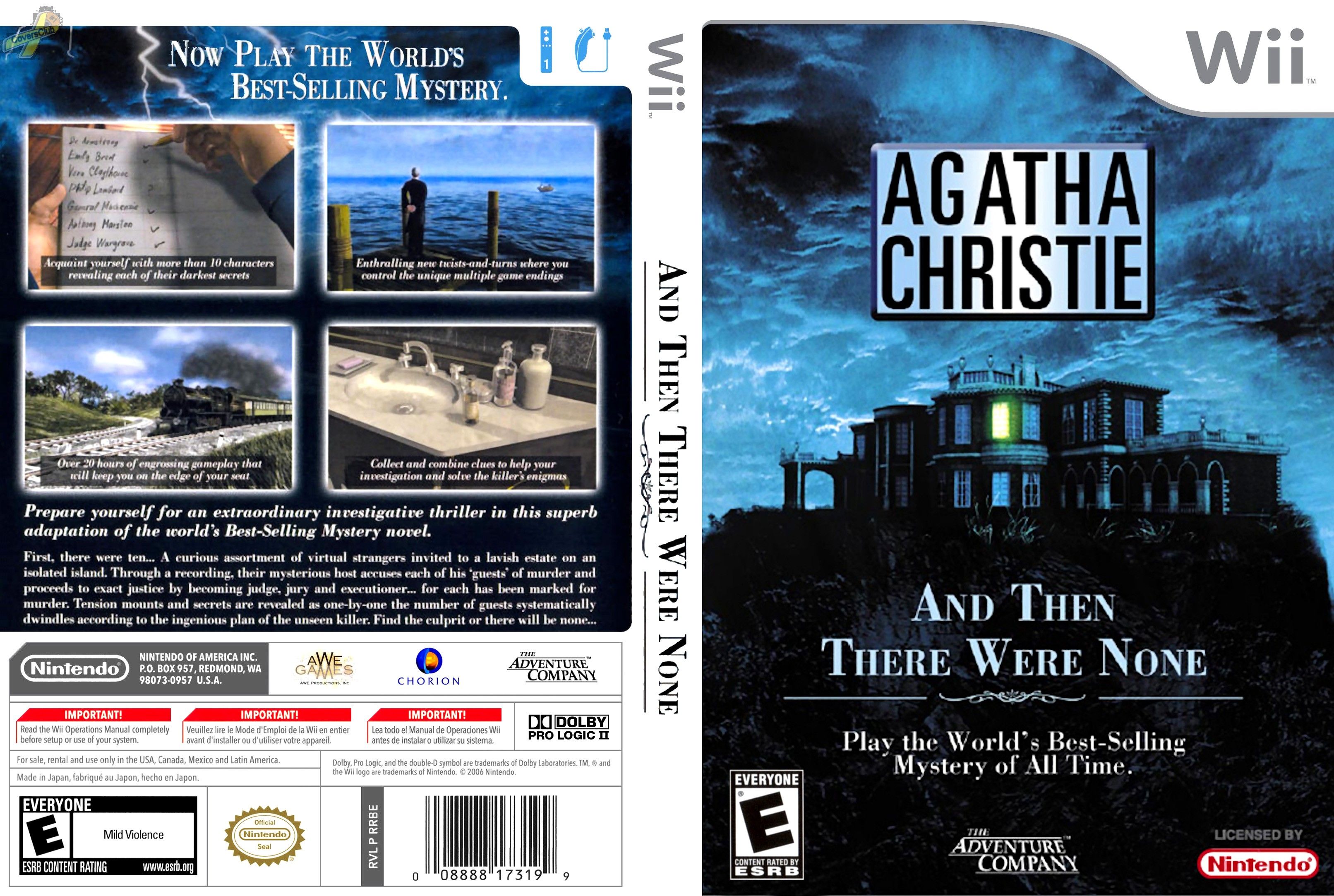 agatha christie and then there were none wii