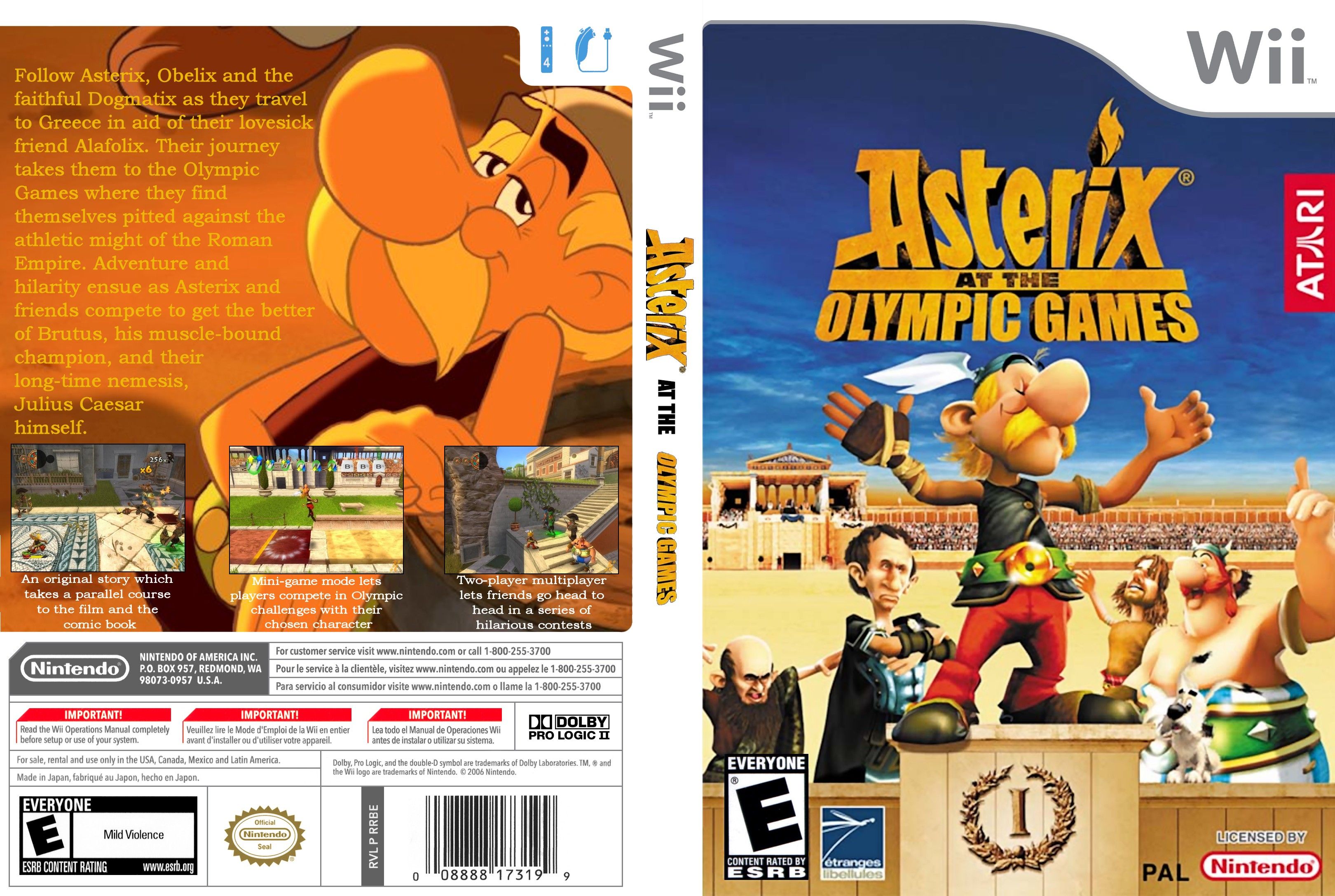 Asterix At The Olympic Games PAL Wii FULL CUSTOM