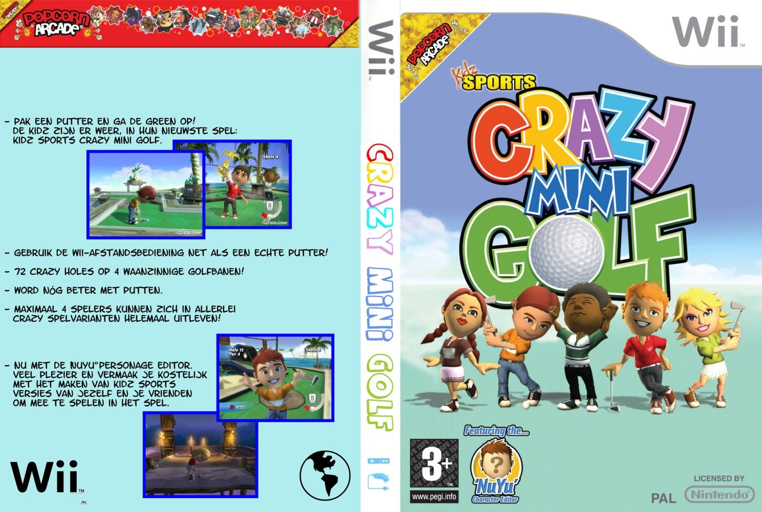 mini golf wii