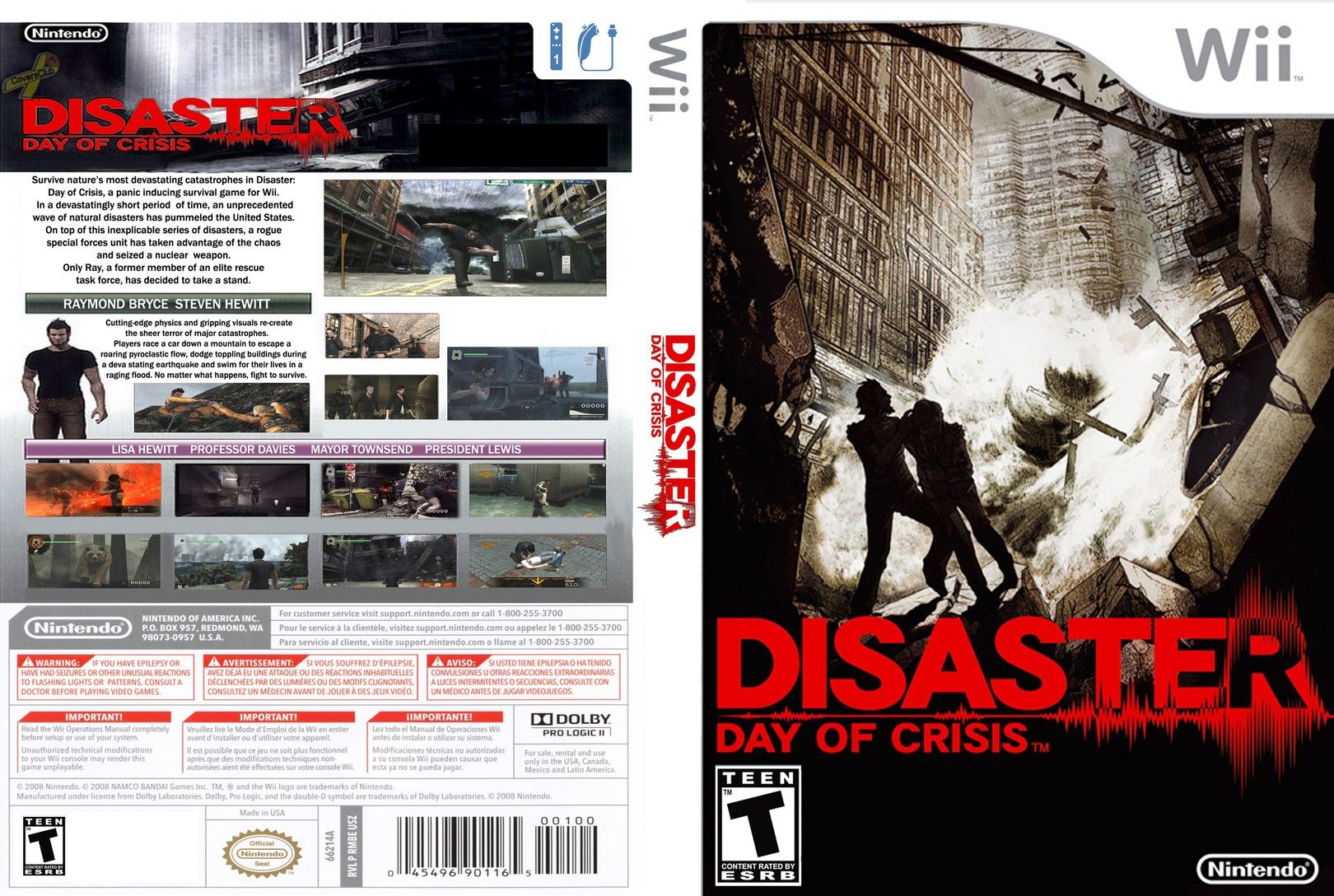 disaster day of crisis wii