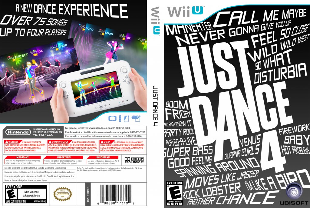 just dance 4 wii