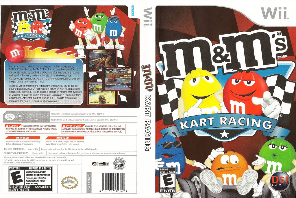 M Ms Kart Racing DVD NTSC f