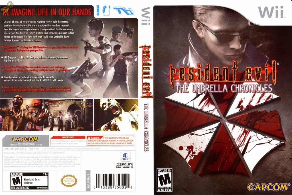 biohazard umbrella chronicles jpn iso wii downloads