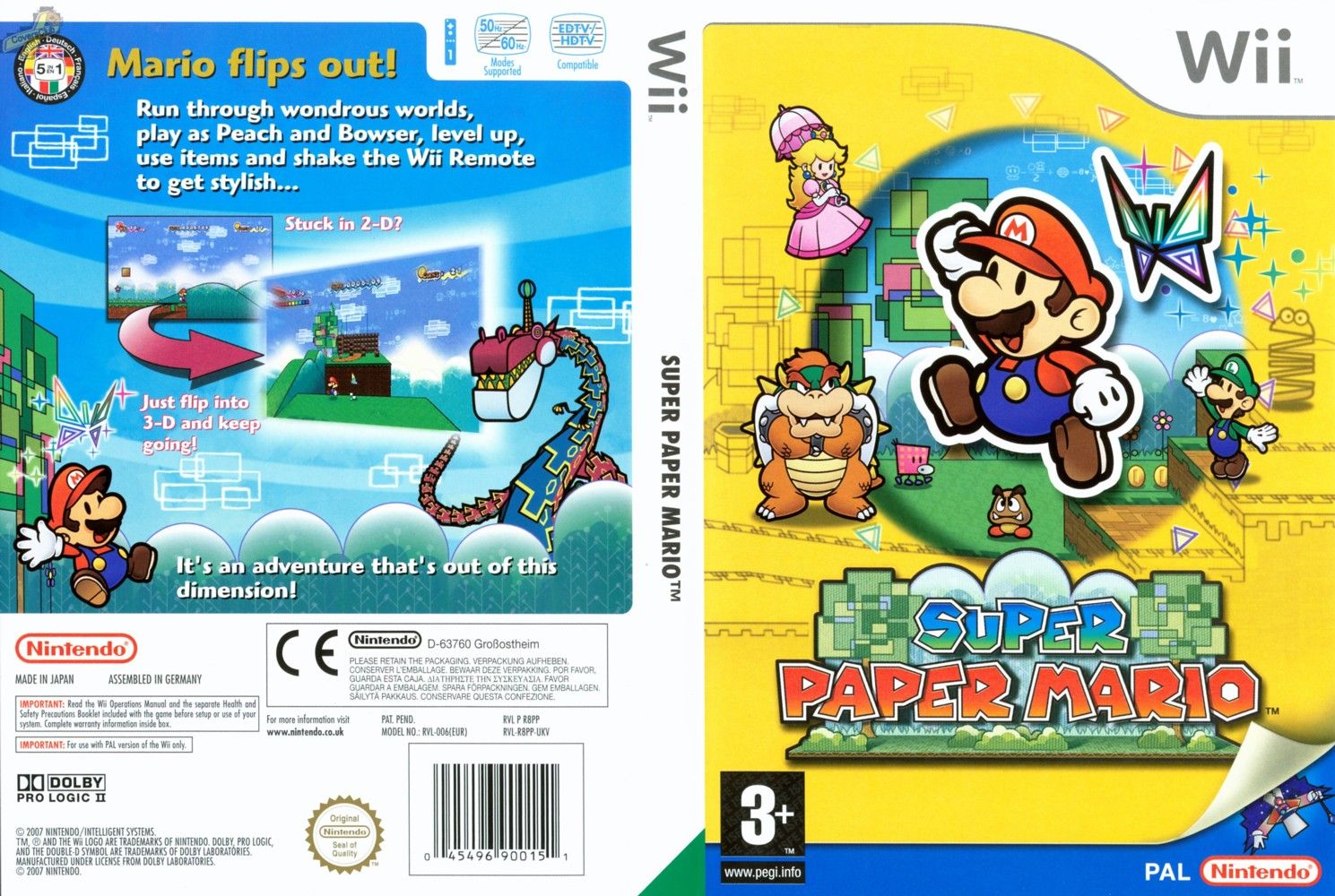 super paper mario nintendo wii