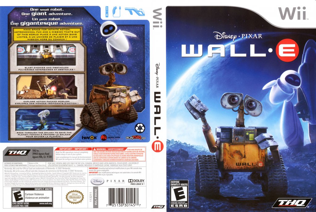 Wall E Dvd English French Ntsc Fwii Wii Covers Cover Century Over 500 000 Album Art Covers For Free
