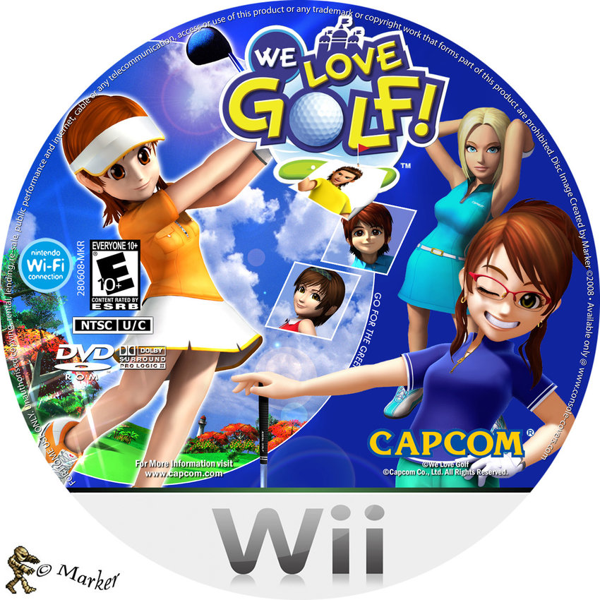 We Love Golf Dvd Ntsc Custom Cd1 Wii Covers Cover Century Over 500 000 Album Art Covers For Free