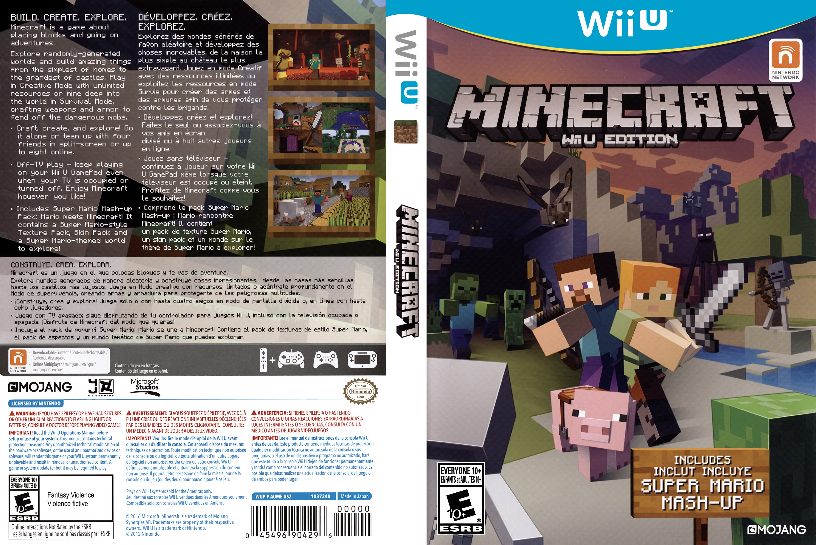 Minecraft Wii U Edition | Wii U Covers | Cover Century | Over 1.000.000  Album Art covers for free